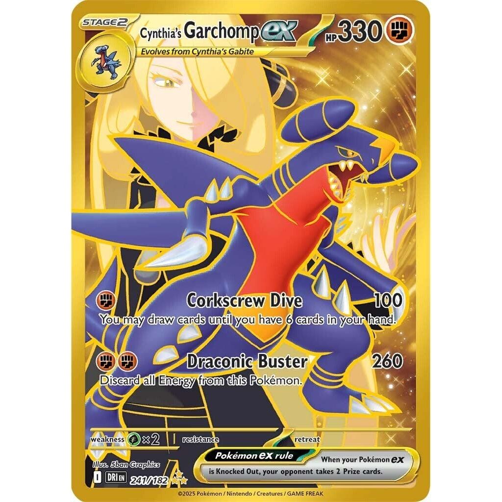 Cynthia's Garchomp ex (241/182) (SV10: Destined Rivals) - PokeBox USA