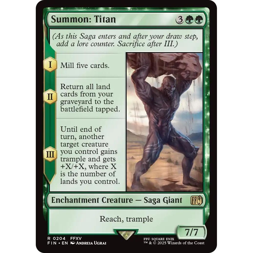 Summon: Titan (204) (FINAL FANTASY) - PokeBox USA