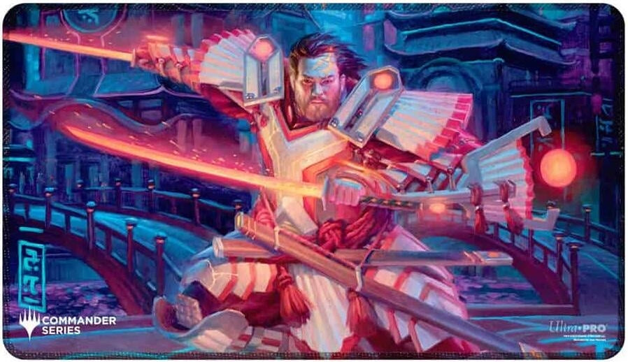 Image for Commander Series (2025 Wedge) Stitched Edge Playmat for Magic: The Gathering - Isshin - Playmats