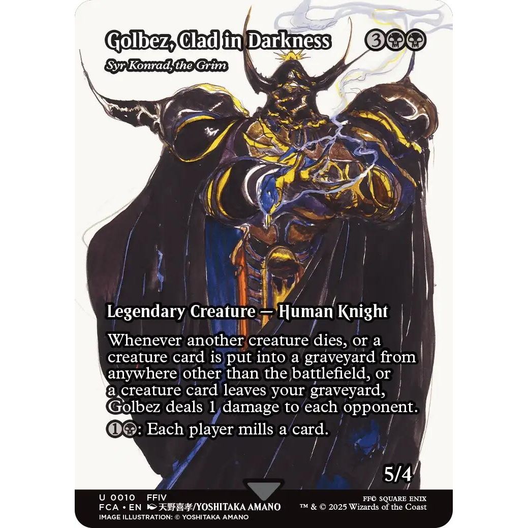 Golbez, Clad in Darkness - Syr Konrad, the Grim (Showcase) (10) (FINAL FANTASY: Through the Ages) - PokeBox USA
