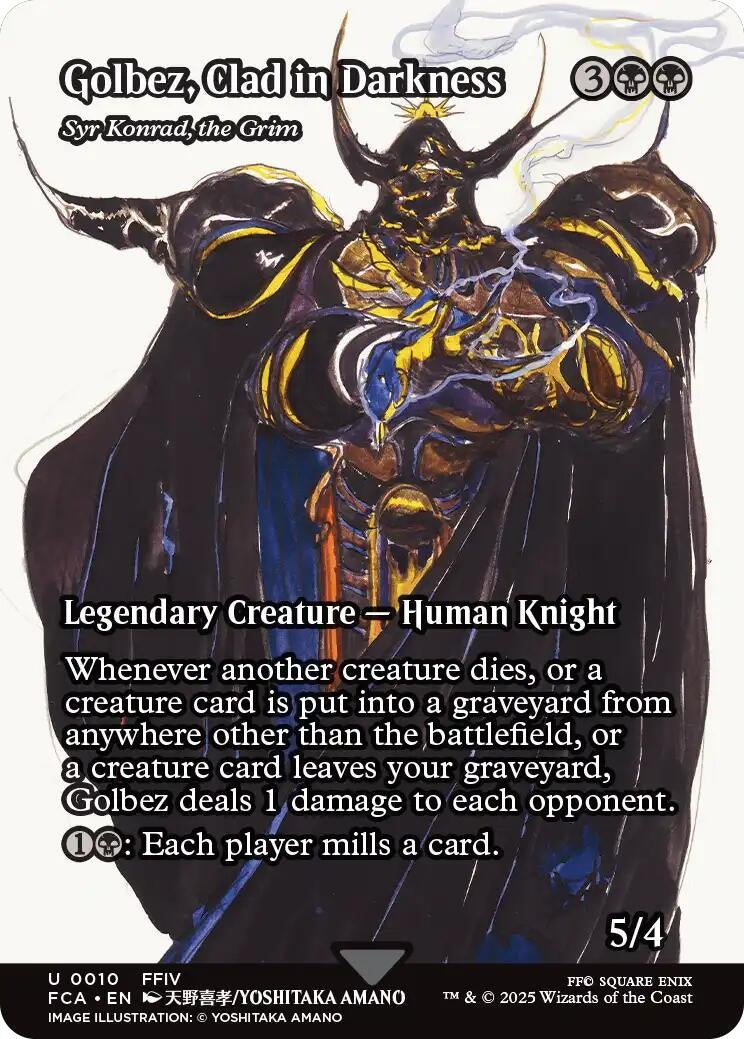 Golbez, Clad in Darkness - Syr Konrad, the Grim (Showcase) (10) (FINAL FANTASY: Through the Ages) - PokeBox USA