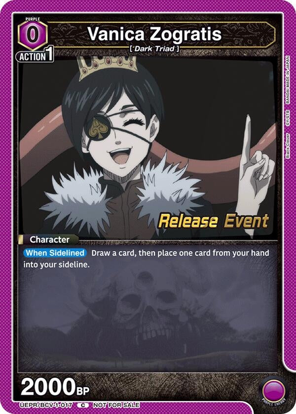 Image for Vanica Zogratis (017) (UEPR/BCV-1-017) (UE08BT: Black Clover Release Event Cards) (UE08BT_RE) - Union Arena