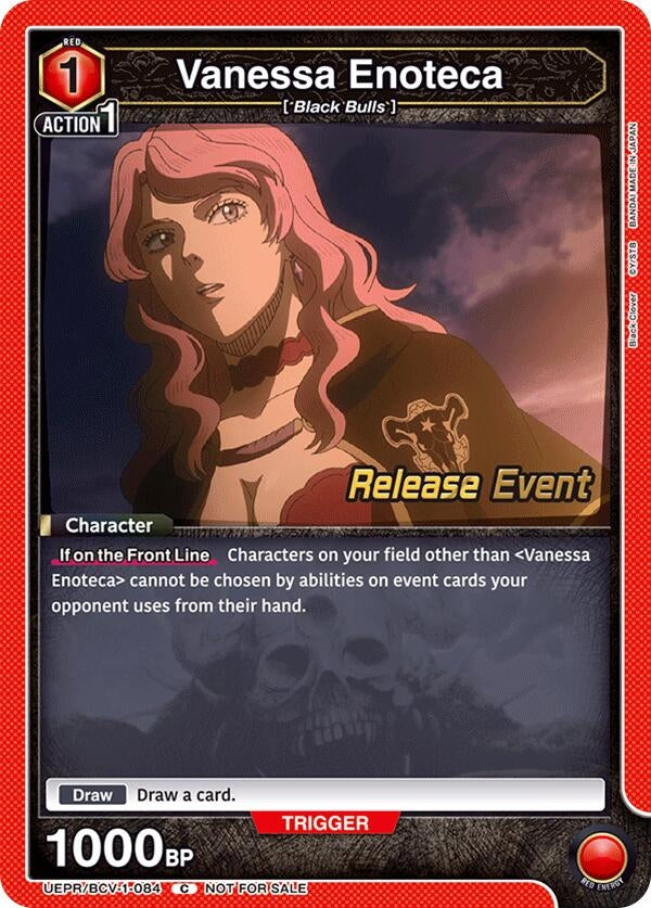 Image for Vanessa Enoteca (084) (UEPR/BCV-1-084) (UE08BT: Black Clover Release Event Cards) (UE08BT_RE) - Union Arena