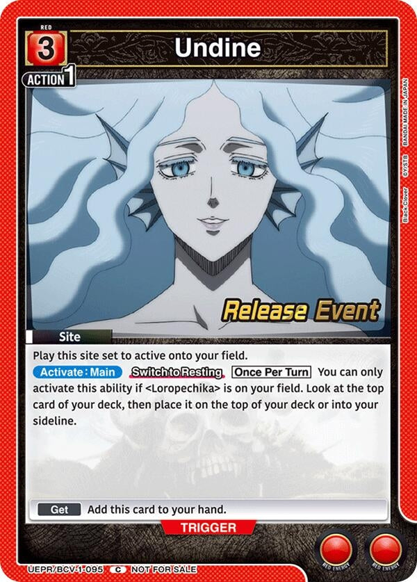 Image for Undine (UEPR/BCV-1-095) (UE08BT: Black Clover Release Event Cards) (UE08BT_RE) - Union Arena