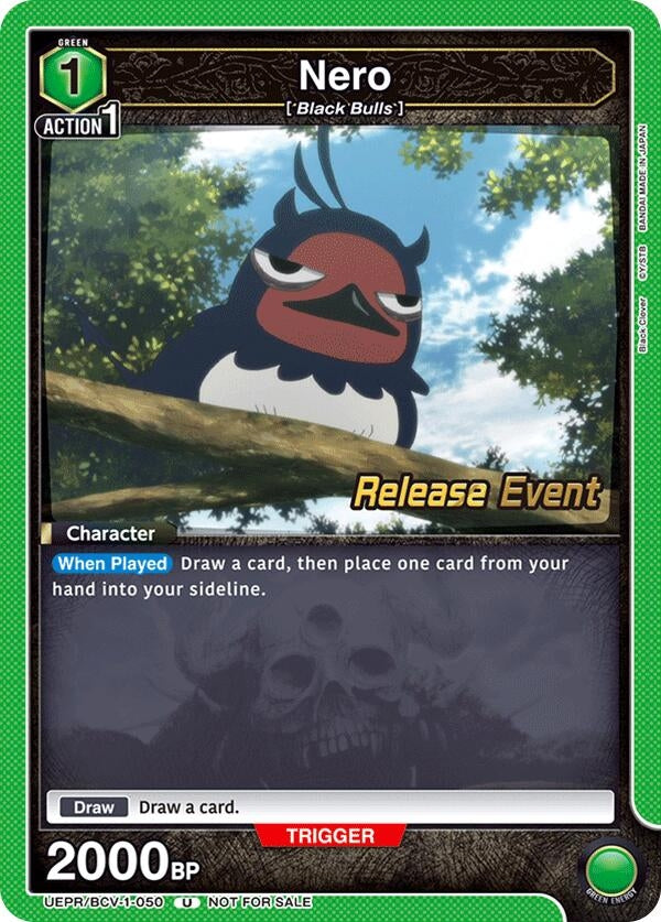 Image for Nero (050) (UEPR/BCV-1-050) (UE08BT: Black Clover Release Event Cards) (UE08BT_RE) - Union Arena