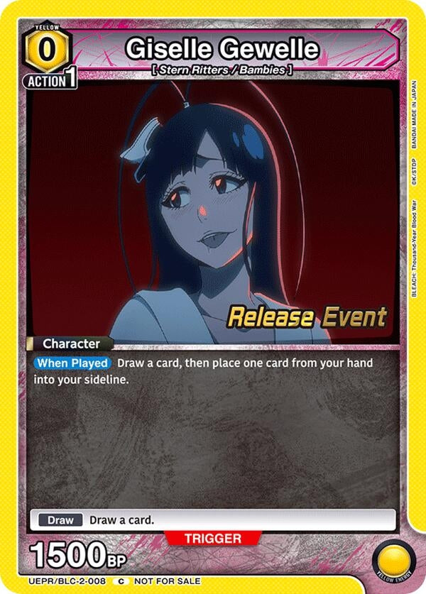 Image for Giselle Gewelle (008) (UEPR/BLC-2-008) (UEX01BT: BLEACH: Thousand-Year Blood War Vol.2 Release Event Cards) (UEX01BT_RE) - Union Arena