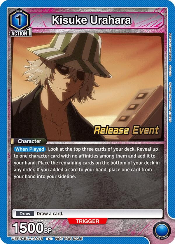 Image for Kisuke Urahara (015) (UEPR/BLC-2-015) (UEX01BT: BLEACH: Thousand-Year Blood War Vol.2 Release Event Cards) (UEX01BT_RE) - Union Arena