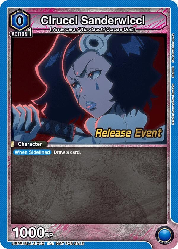 Image for Cirucci Sanderwicci (UEPR/BLC-2-040) (UEX01BT: BLEACH: Thousand-Year Blood War Vol.2 Release Event Cards) (UEX01BT_RE) - Union Arena