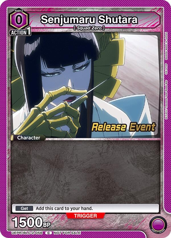 Image for Senjumaru Shutara (056) (UEPR/BLC-2-056) (UEX01BT: BLEACH: Thousand-Year Blood War Vol.2 Release Event Cards) (UEX01BT_RE) - Union Arena