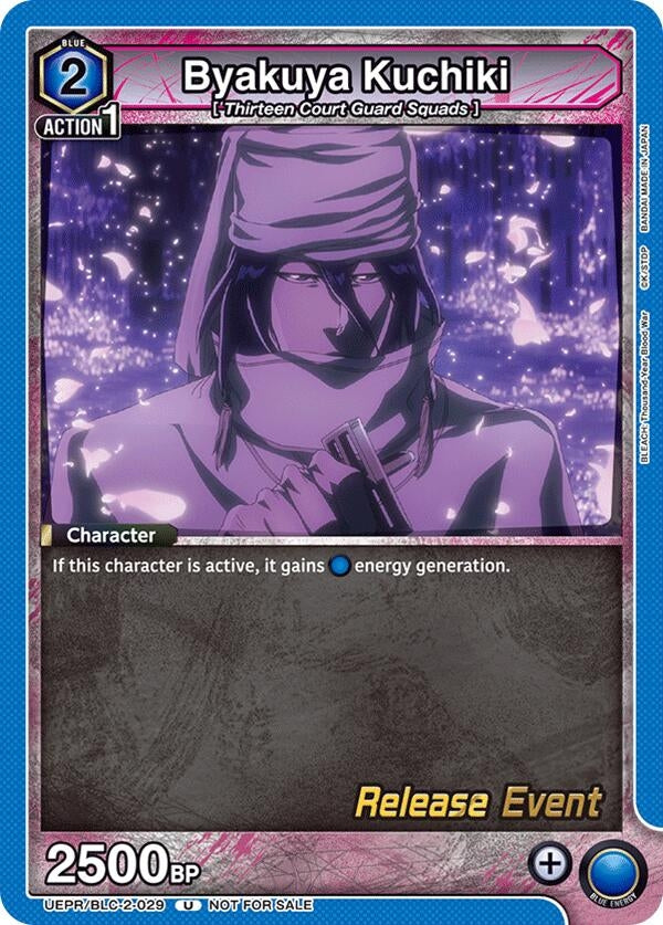 Image for Byakuya Kuchiki (029) (UEPR/BLC-2-029) (UEX01BT: BLEACH: Thousand-Year Blood War Vol.2 Release Event Cards) (UEX01BT_RE) - Union Arena