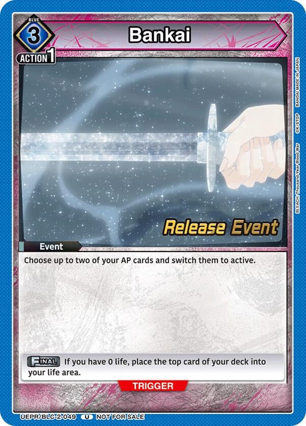 Image for Bankai (UEPR/BLC-2-049) (UEX01BT: BLEACH: Thousand-Year Blood War Vol.2 Release Event Cards) (UEX01BT_RE) - Union Arena