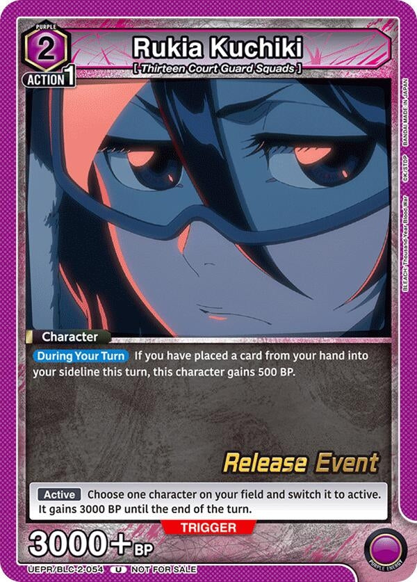 Image for Rukia Kuchiki (054) (UEPR/BLC-2-054) (UEX01BT: BLEACH: Thousand-Year Blood War Vol.2 Release Event Cards) (UEX01BT_RE) - Union Arena
