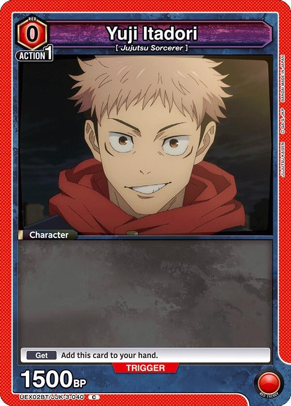 Image for Yuji Itadori (3-040) (Box Topper Foil) (UEX02BT/JJK-3-040) (UEX02BT: Jujutsu Kaisen Vol.2) (UEX02BT) - Union Arena