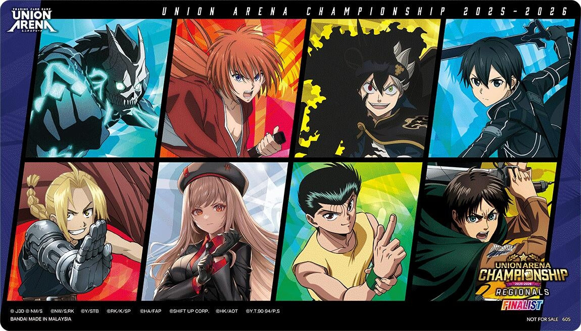 Image for Union Arena Regionals 25-26 Finalist Playmat - Playmats