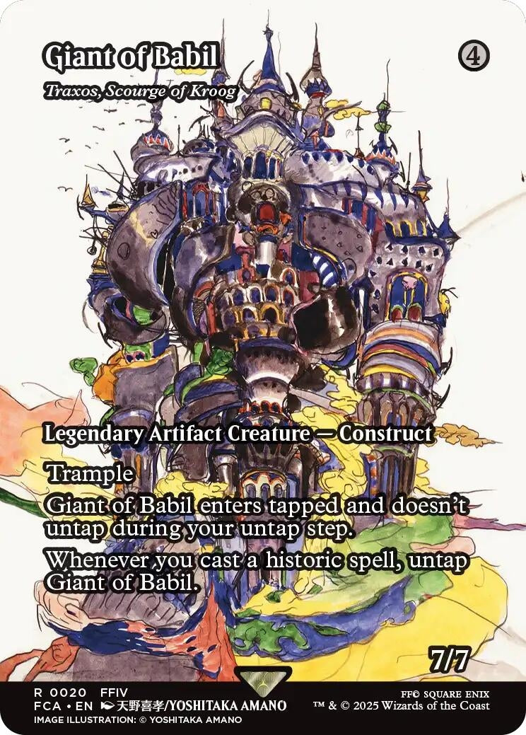 Giant of Babil - Traxos, Scourge of Kroog (Showcase) (20) (FINAL FANTASY: Through the Ages)