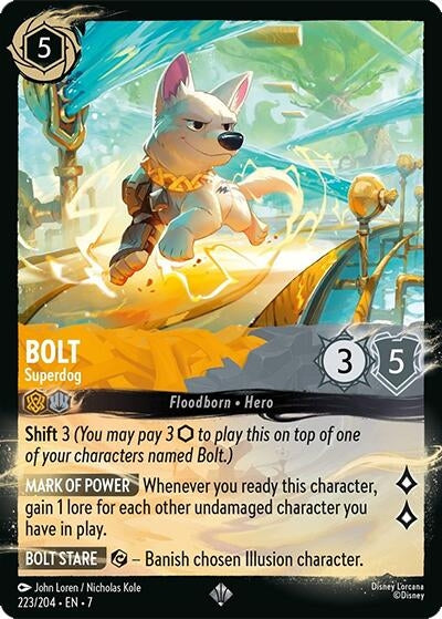 Image for Bolt - Superdog (223/204) (223/204) (Illumineer's Quest: Palace Heist) (Q2) - Disney Lorcana