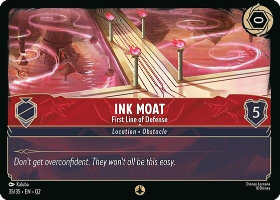 Image for Ink Moat - First Line of Defense (35/35) (Illumineer's Quest: Palace Heist) (Q2) - Disney Lorcana
