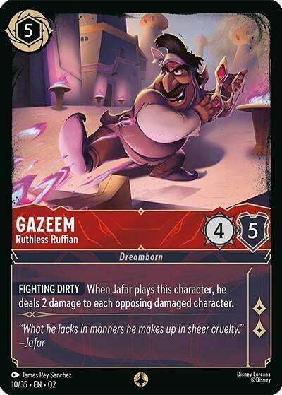Image for Gazeem - Ruthless Ruffian (10/35) (Illumineer's Quest: Palace Heist) (Q2) - Disney Lorcana