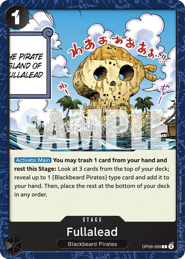 Image for Fullalead (Reprint) (OP09-099) (Starter Deck 27: BLACK Marshall.D.Teach) (ST-27) - One Piece Card Game