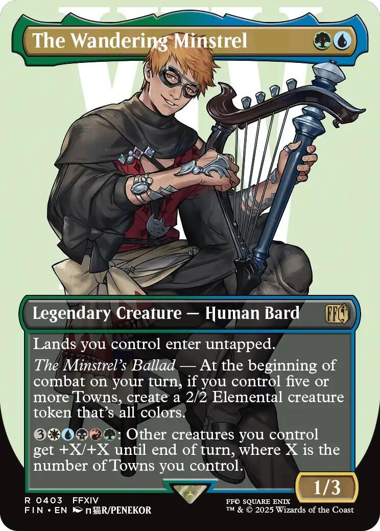 The Wandering Minstrel (Borderless) (403) (FINAL FANTASY)