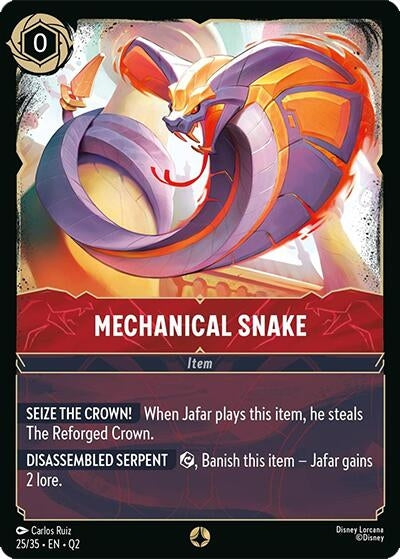Image for Mechanical Snake (25/35) (Illumineer's Quest: Palace Heist) (Q2) - Disney Lorcana