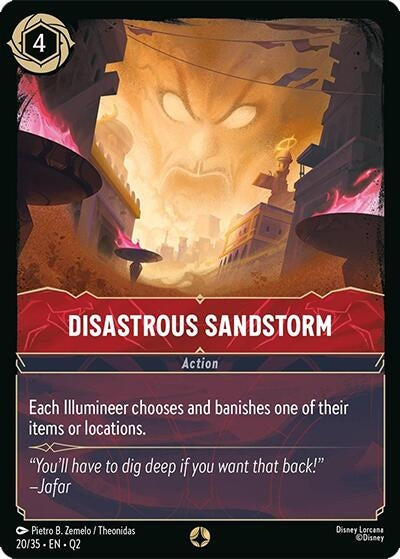 Image for Disastrous Sandstorm (19/35) (Illumineer's Quest: Palace Heist) (Q2) - Disney Lorcana