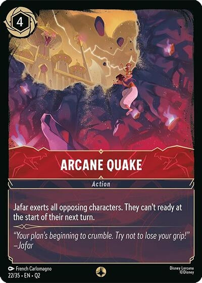 Image for Arcane Quake (22/35) (Illumineer's Quest: Palace Heist) (Q2) - Disney Lorcana