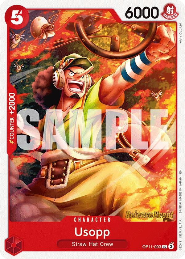 Image for Usopp (OP11-003) (A Fist of Divine Speed Release Event Cards) (OP11 RE) - One Piece Card Game