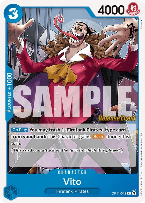 Image for Vito (OP11-042) (A Fist of Divine Speed Release Event Cards) (OP11 RE) - One Piece Card Game