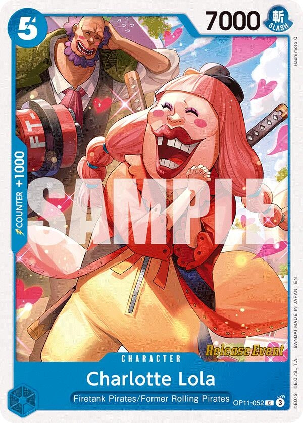 Image for Charlotte Lola (OP11-052) (A Fist of Divine Speed Release Event Cards) (OP11 RE) - One Piece Card Game