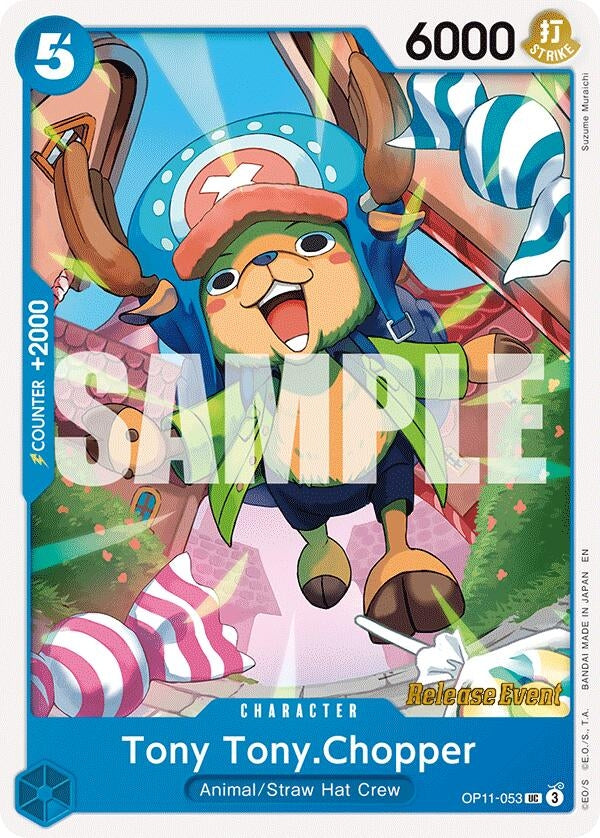 Image for Tony Tony.Chopper (OP11-053) (A Fist of Divine Speed Release Event Cards) (OP11 RE) - One Piece Card Game