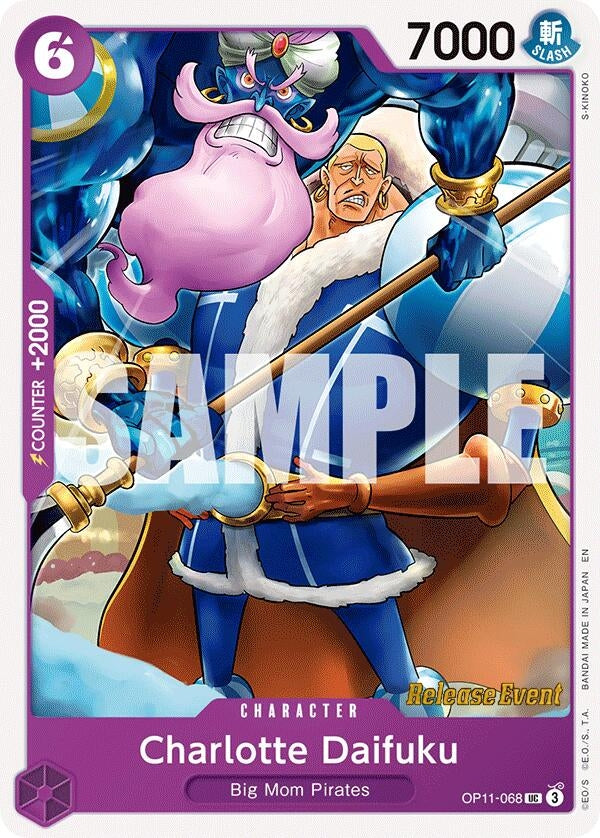 Image for Charlotte Daifuku (OP11-068) (A Fist of Divine Speed Release Event Cards) (OP11 RE) - One Piece Card Game