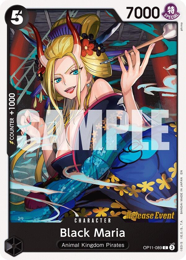 Image for Black Maria (OP11-089) (A Fist of Divine Speed Release Event Cards) (OP11 RE) - One Piece Card Game