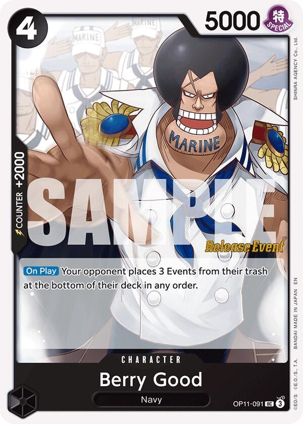 Image for Berry Good (OP11-091) (A Fist of Divine Speed Release Event Cards) (OP11 RE) - One Piece Card Game