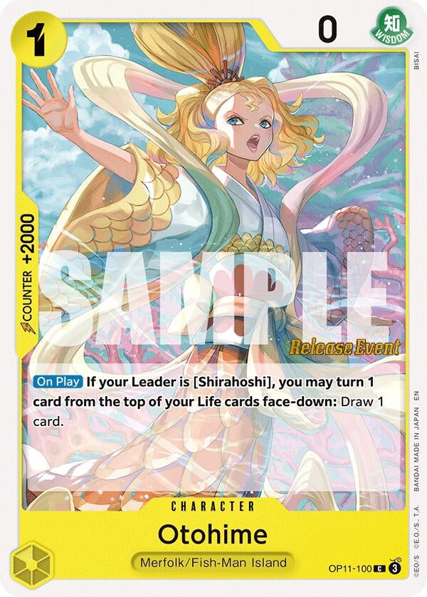 Image for Otohime (OP11-100) (A Fist of Divine Speed Release Event Cards) (OP11 RE) - One Piece Card Game