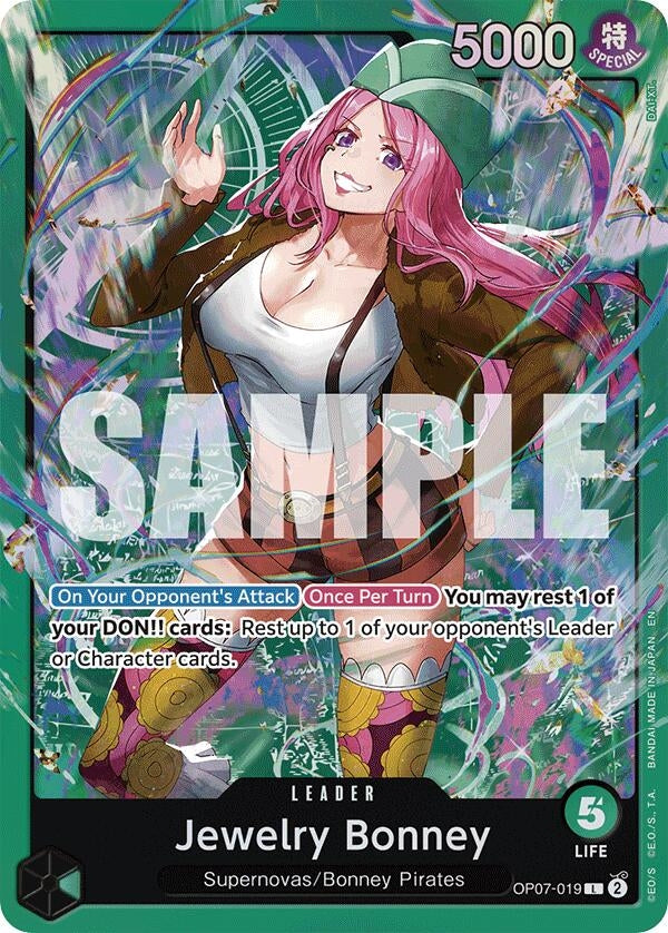 Image for Jewelry Bonney (OP07-019) (OP07-019) (Starter Deck 24: GREEN Jewelry Bonney) (ST-24) - One Piece Card Game
