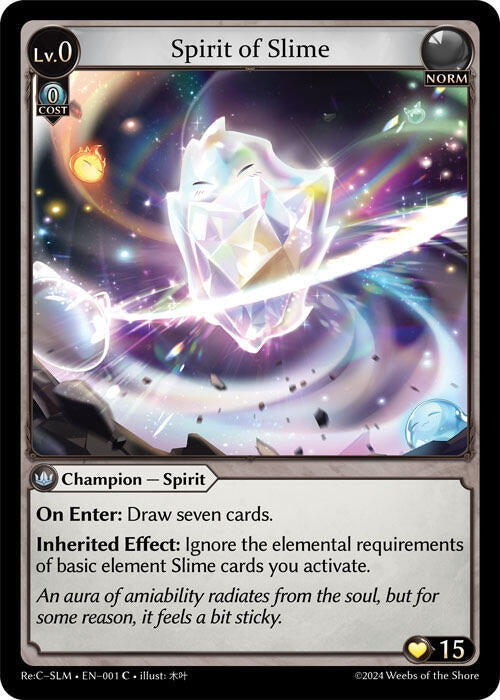 Image for Spirit of Slime (001) (Silvie, Slime Sovereign Re: Collection Lite) (SLMLTE) - Grand Archive TCG