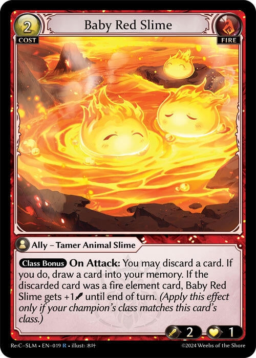 Image for Baby Red Slime (019) (Silvie, Slime Sovereign Re: Collection Lite) (SLMLTE) - Grand Archive TCG
