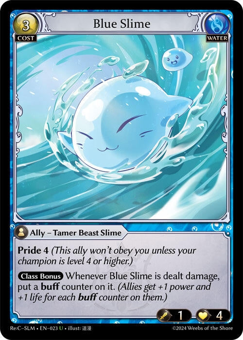 Image for Blue Slime (023) (Silvie, Slime Sovereign Re: Collection Lite) (SLMLTE) - Grand Archive TCG