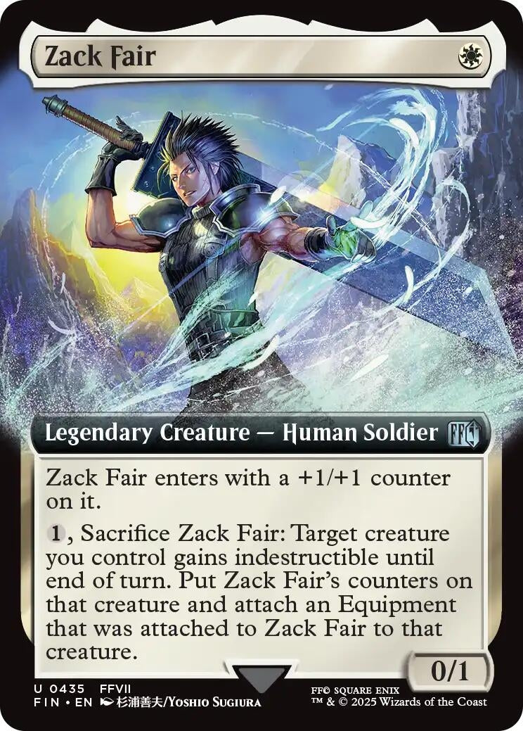 Zack Fair (Extended Art) (435) (FINAL FANTASY)