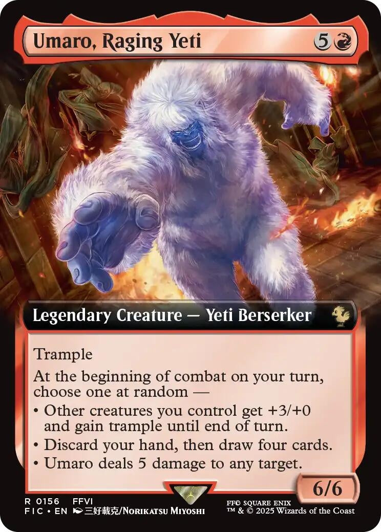Umaro, Raging Yeti (Extended Art) (156) (FINAL FANTASY)