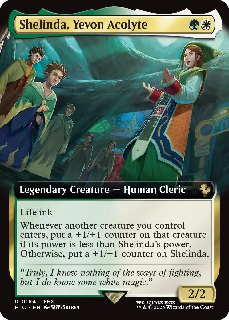 Shelinda, Yevon Acolyte (Extended Art) (184) (FINAL FANTASY)