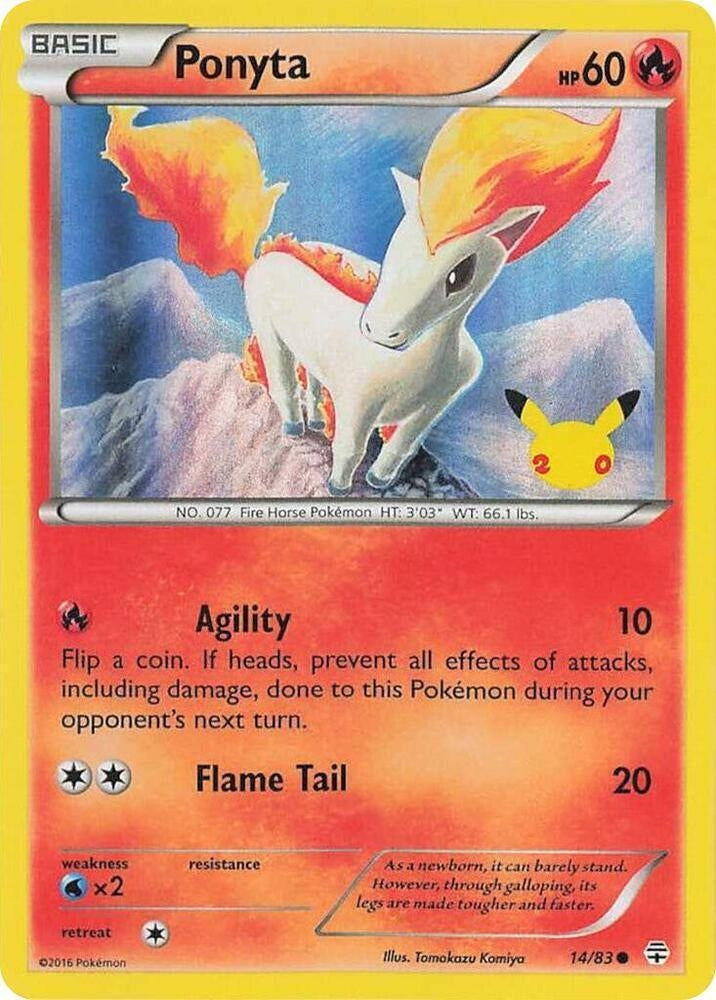 Image for Ponyta (UK Exclusive Promo) (014/083) (Miscellaneous Cards & Products) (MCAP) - Pokemon