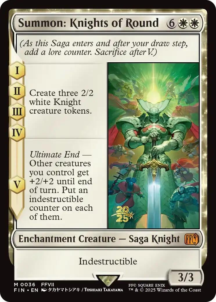 Summon: Knights of Round (36) (Prerelease Cards) - PokeBox USA