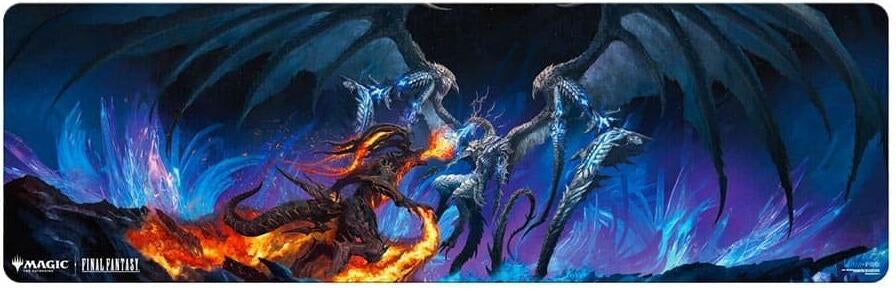 Image for FINAL FANTASY 8ft Table Playmat for Magic: The Gathering - Bahamut and Ifrit - Playmats