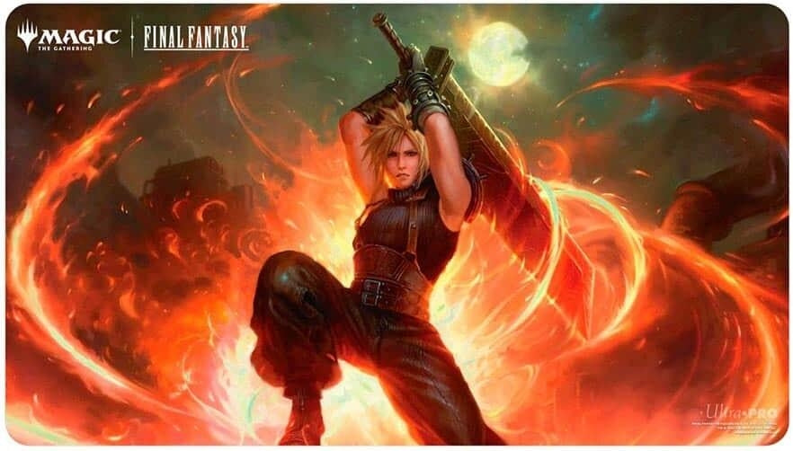 Image for FINAL FANTASY Playmat for Magic: The Gathering - Commander Cloud, Ex-SOLDIER - Playmats