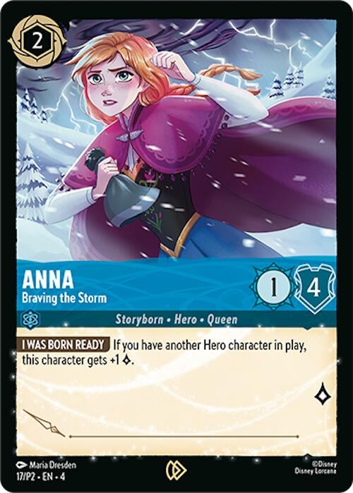 Image for Anna - Braving the Storm (17) (Disney Lorcana Promo Cards) (DLPC) - Disney Lorcana