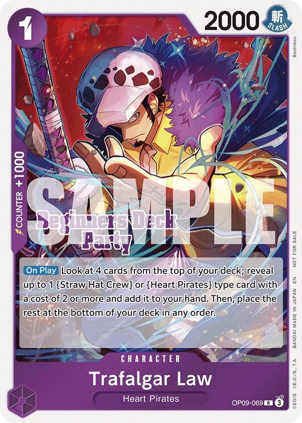 Image for Trafalgar Law (Beginners Deck Party [ST-23] - [ST-28] Participation Pack) (OP09-069) (One Piece Promotion Cards) (OP-PR) - One Piece Card Game