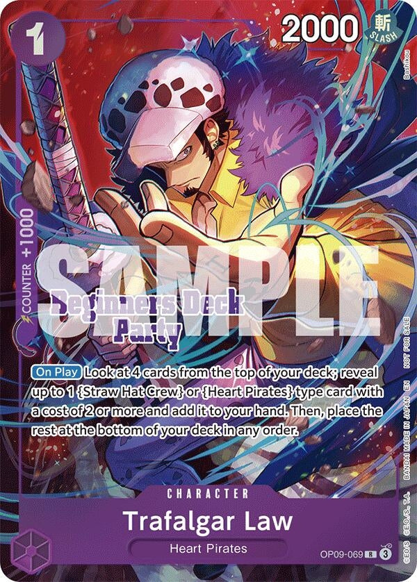 Image for Trafalgar Law (Beginners Deck Party [ST-23] - [ST-28] Winner Pack) (OP09-069) (One Piece Promotion Cards) (OP-PR) - One Piece Card Game