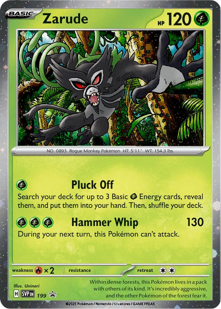 Image for Zarude - 199 (Cosmos Holo) (199) (SV: Scarlet & Violet Promo Cards) (SVP) - Pokemon